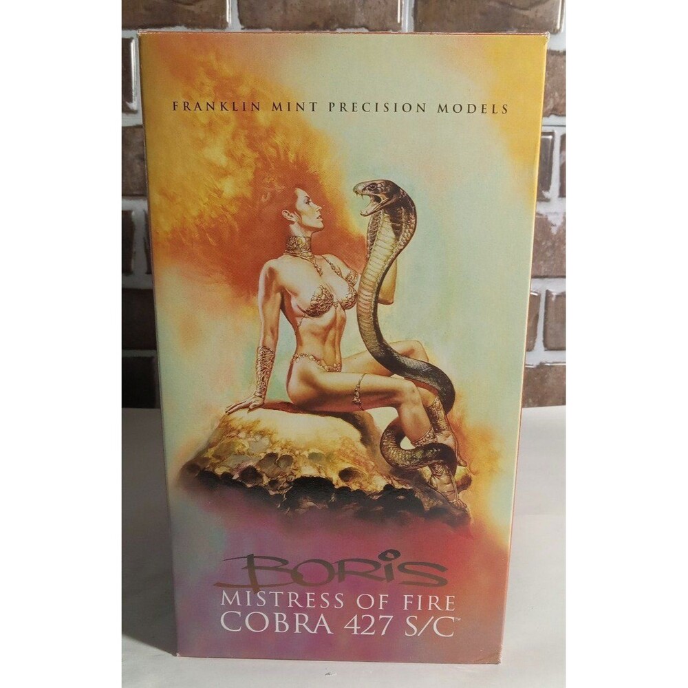 Rare Franklin Mint Boris Mistress Of Fire Cobra 427 S/C Shelby 1:24 New With Box
